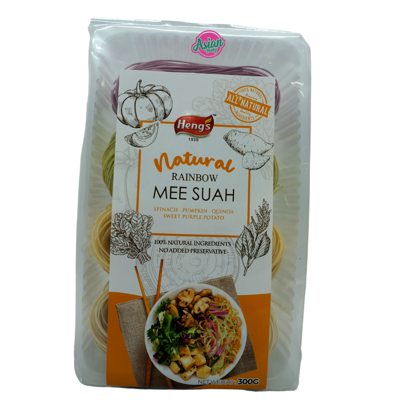 Heng's Natural Rainbow Mee Suah 300g Front