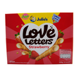 Julie's Love Letters Strawberry Wafer 100g Front