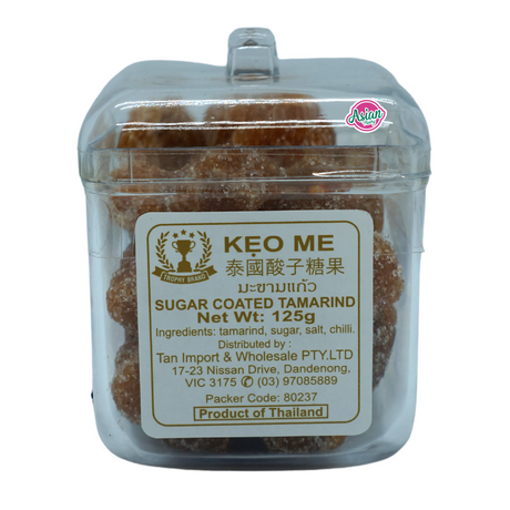 Keo Me Sugar Coated Tamarind 125g Front