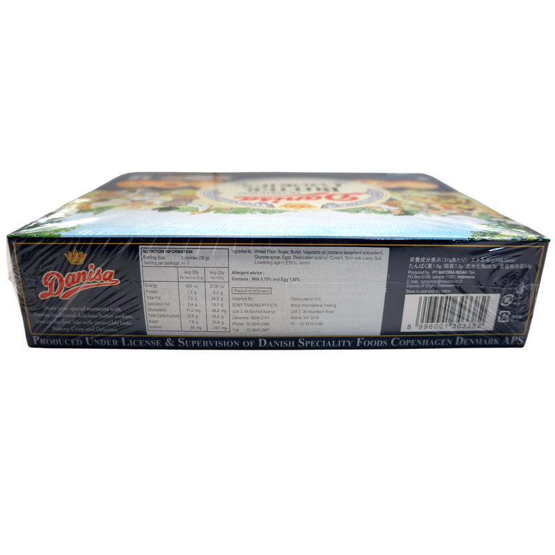 Danisa Traditional Butter Cookies 12pack Back
