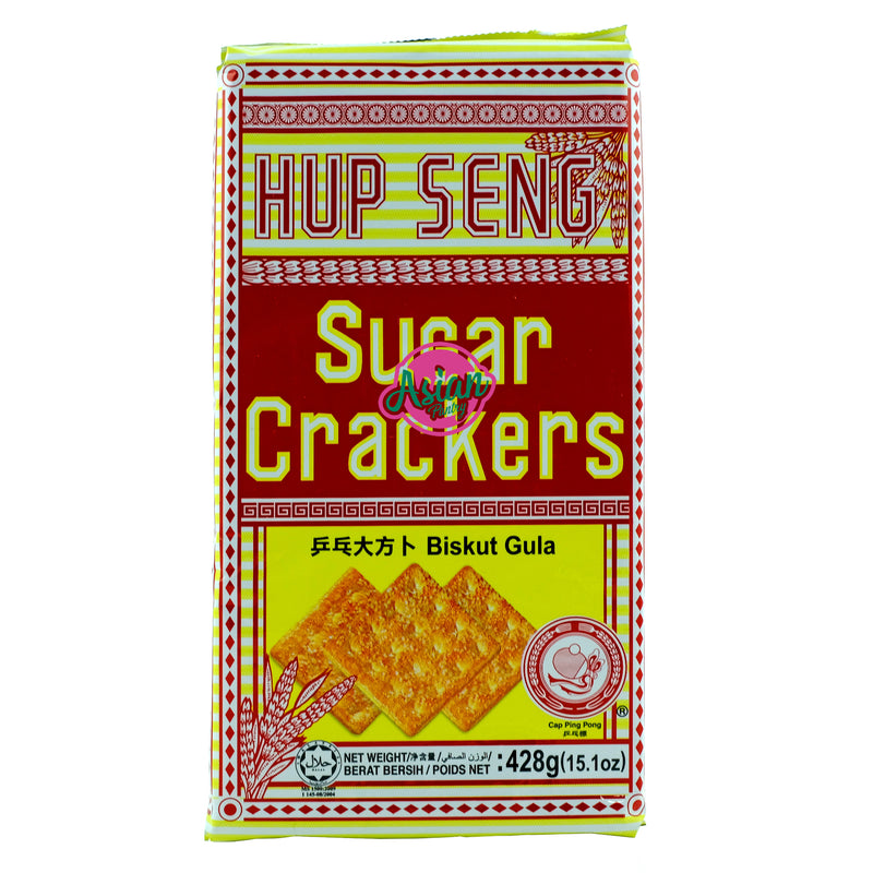 Hup Seng Sugar Crackers 428g Front