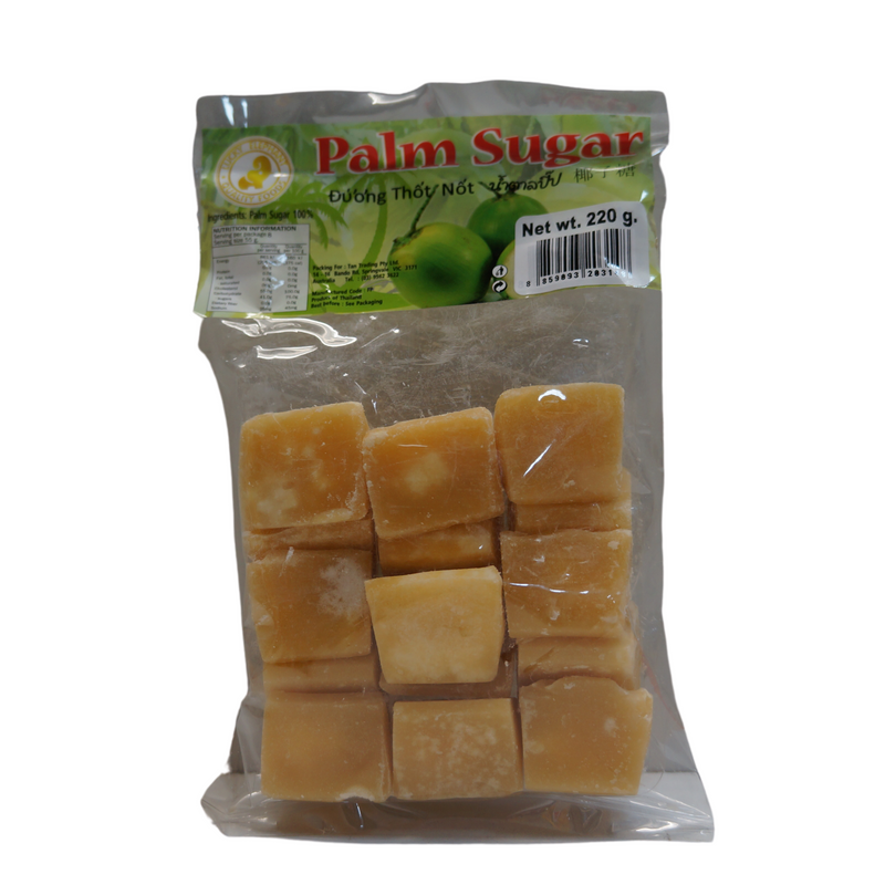 Lucky Elephant Palm Sugar Pieces 220g Front