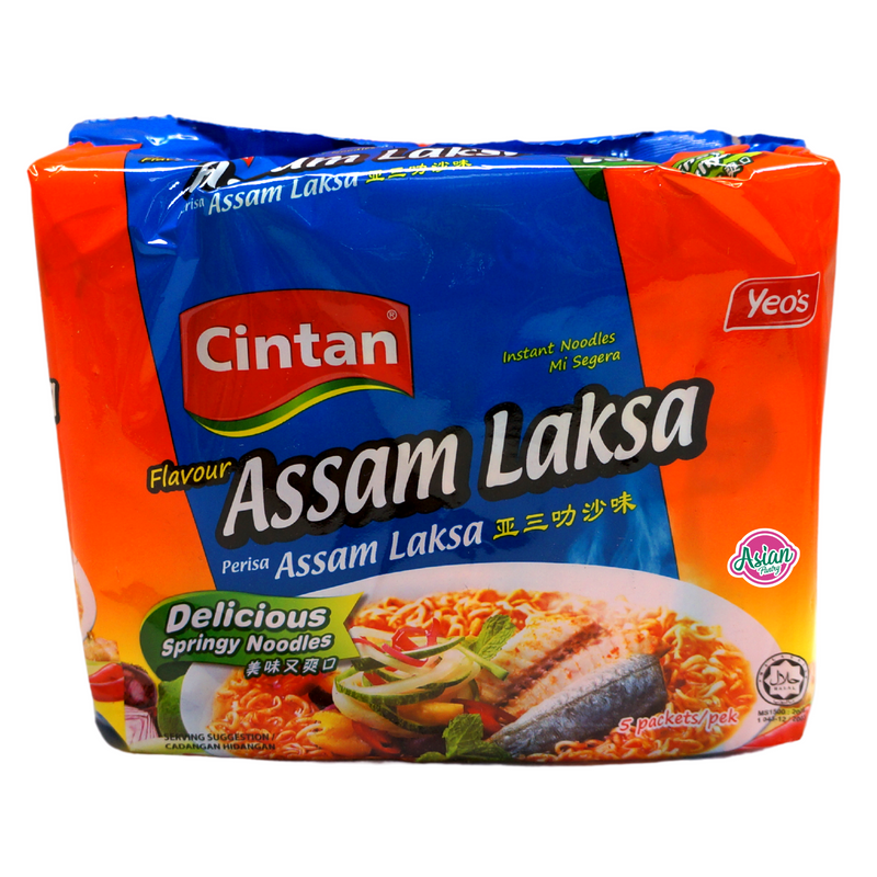 Cintan Instant Noodle Assam Laksa Flavour 355g Front