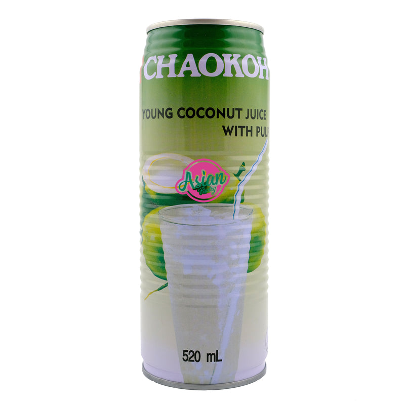 Chaokoh Coconut Juice With Pulp 520ml Front
