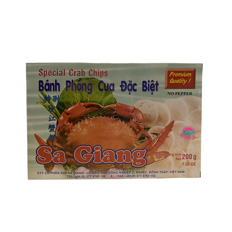 Sa Giang Tapioca Crab Crackers 200g Front