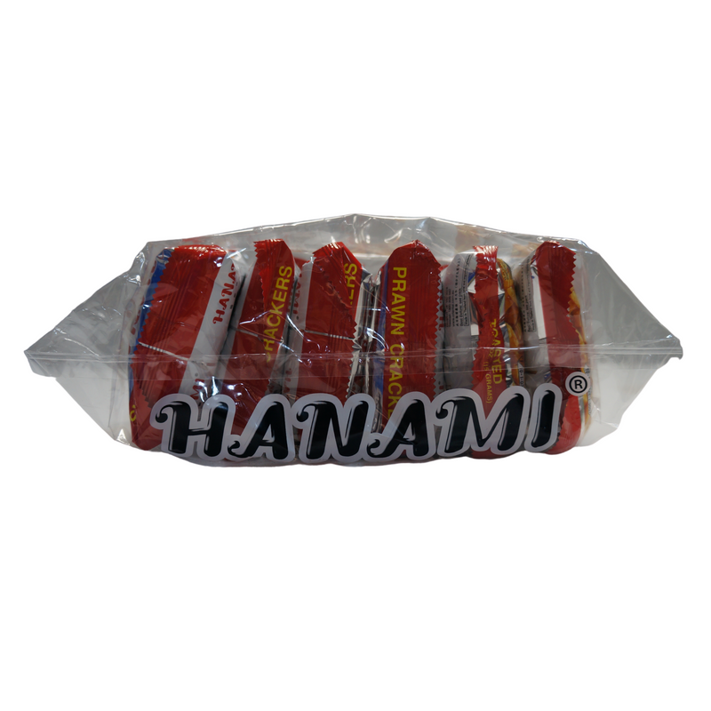 Hanami Prawn Crackers Original 6 Pack 90g Back
