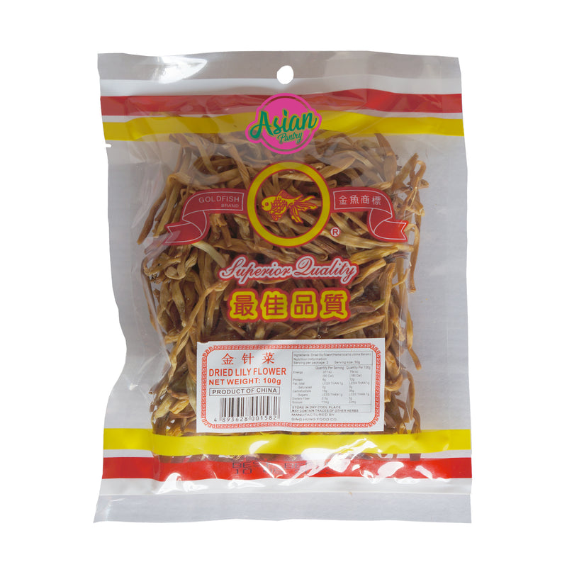 Goldfish Brand Dried Lily Flower 100g Front