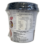 Yopokki Hot and Spicy Topokki Tteokbokki Cup 120g Back