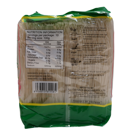 All Cultures Bun Tuoi Vermicelli 1kg Back