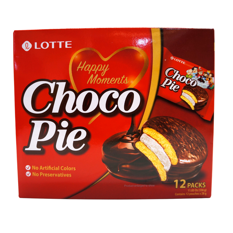 Lotte Choco Pie 12 pack 336g Front