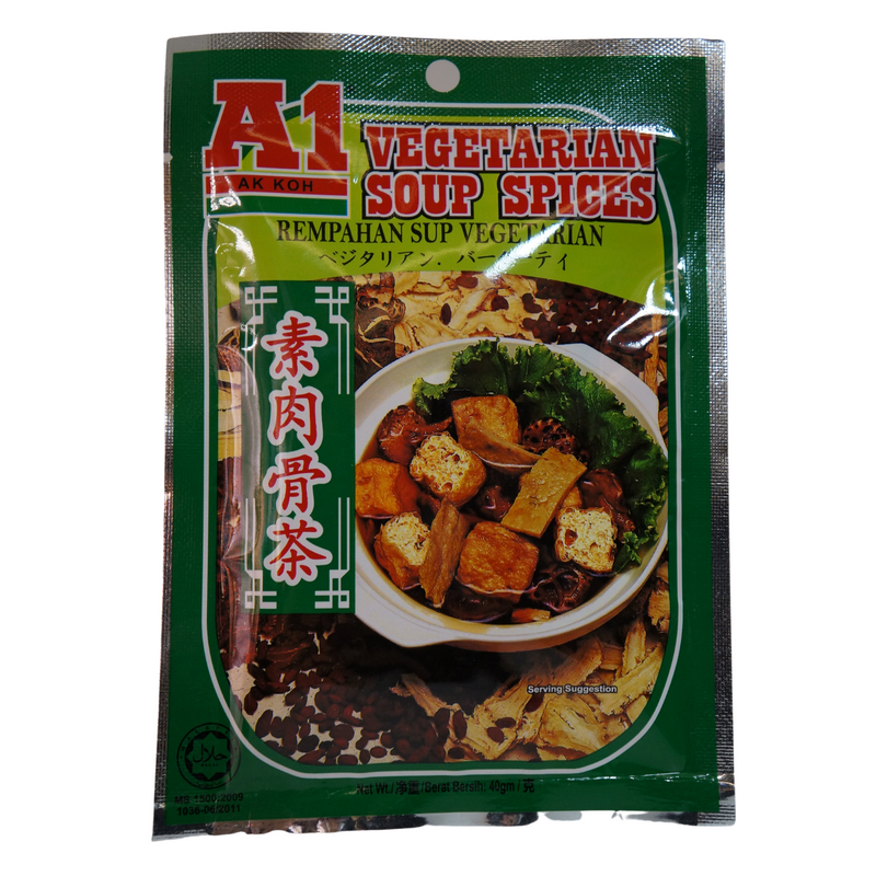 A1 Vegetarian Soup Spices 40g Front