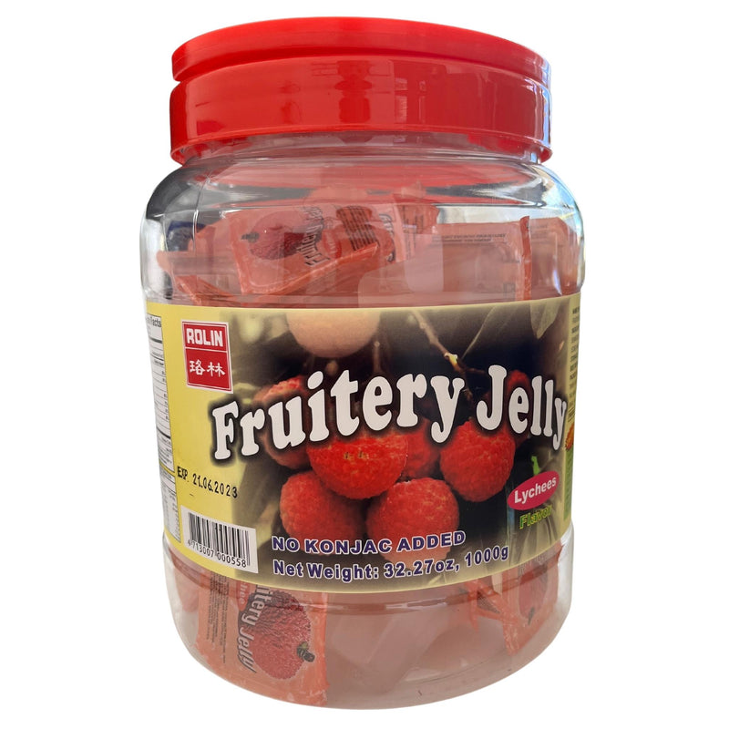 Rolin Fruitery Jelly Lychees 1000g Front