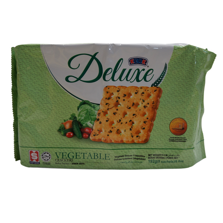 Deluxe Vegetable Crackers 192g Front
