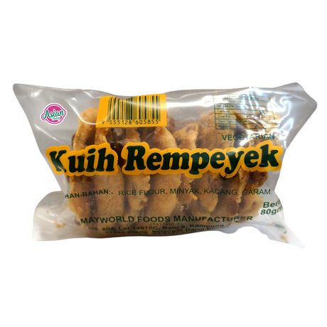 Yin Kwee Peanut Cracker (Rempeyek) 80g Front