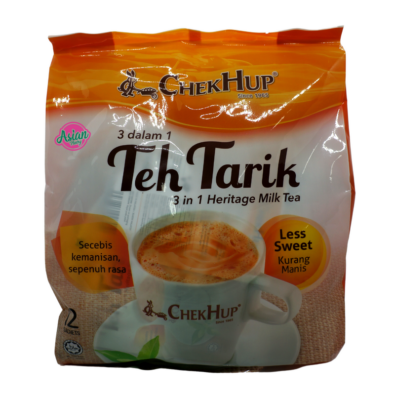 ChekHup Teh Tarik Milk Tea with Less Sugar 12pk Front