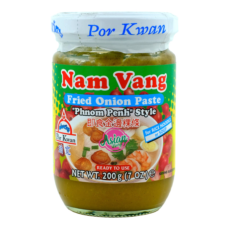 Porkwan Nam Vang Fried Onion Paste 200g Front