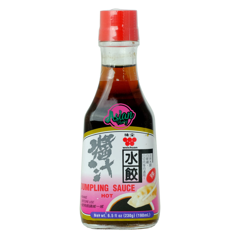 Weichuan Dumpling Sauce Hot 190ml Front
