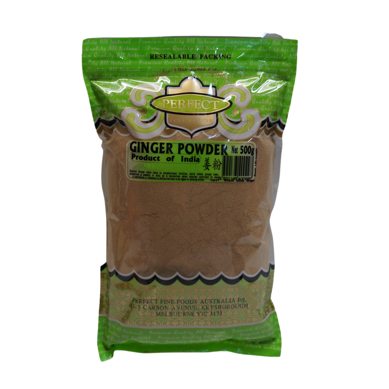 Perfect Fine Foods Ginger Powder 500g Front