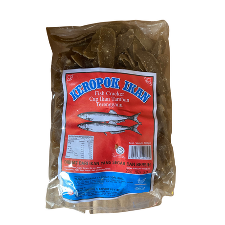 Keropok Ikan Fish Cracker 500g Front