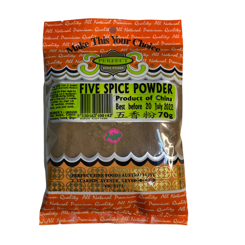 Perfect Fine Foods Five Spice Powder 70g Front