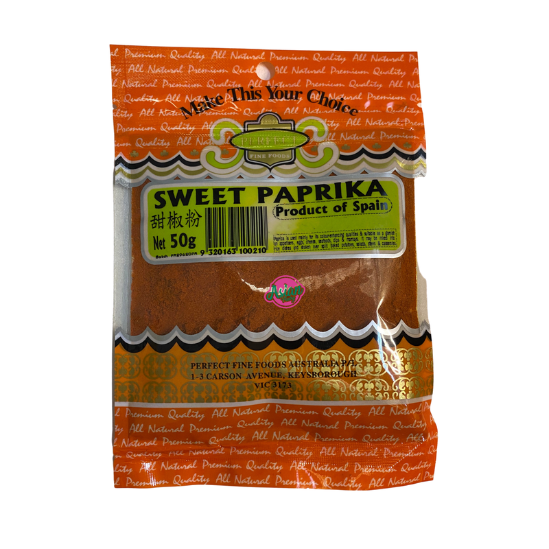 Perfect Fine Foods Sweet Paprika 50g Front