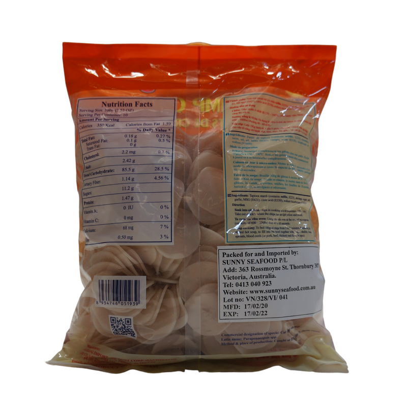 Sa Giang Shrimp Chips 1kg Back