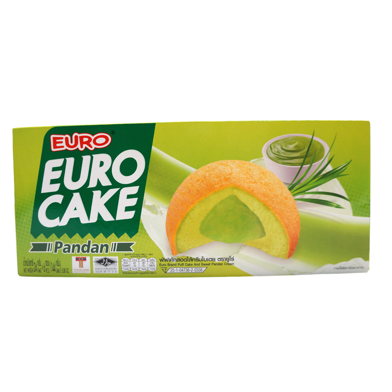Euro Pandan Cream Cake 6pcs 144g Front
