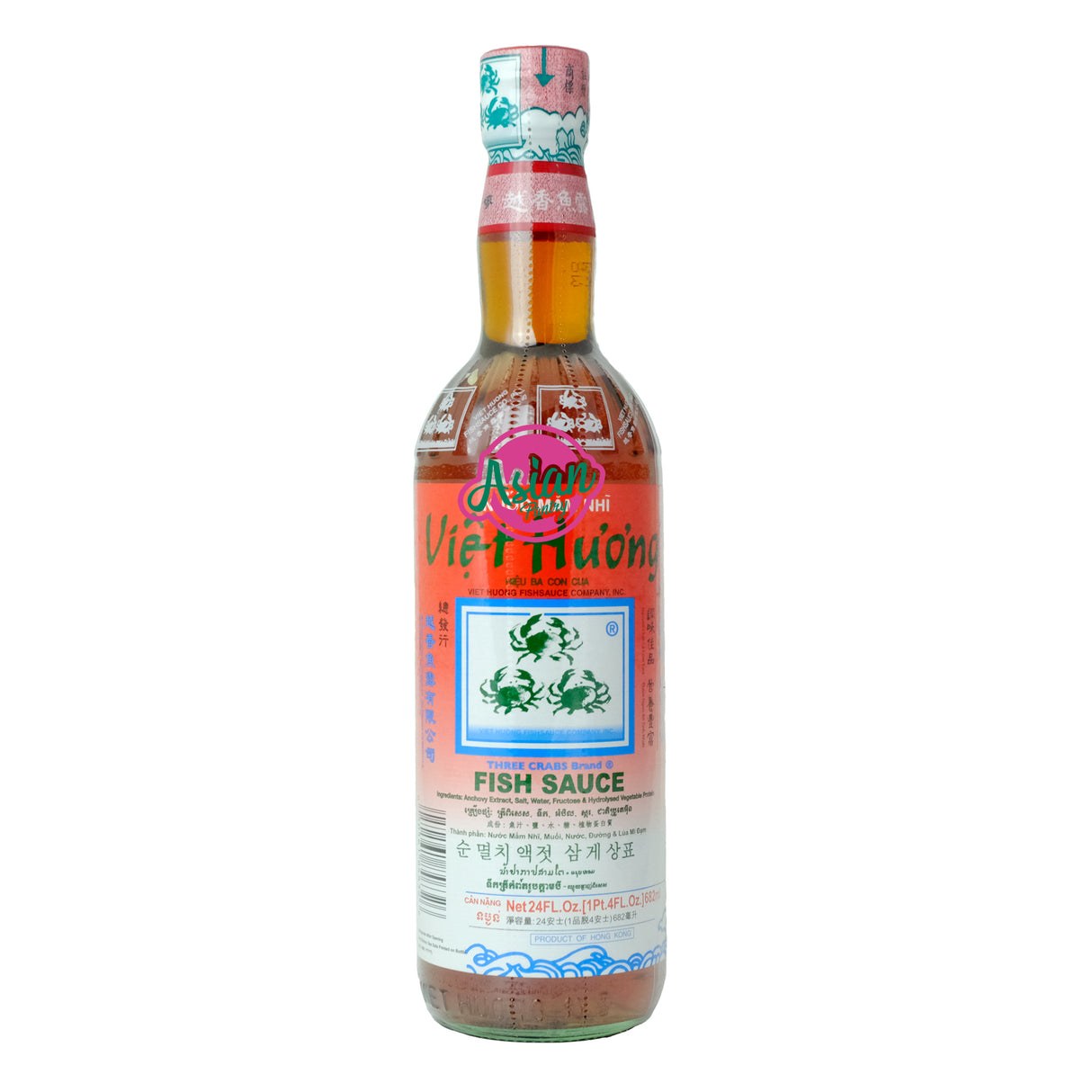 Three Crabs Fish Sauce 682ml Front