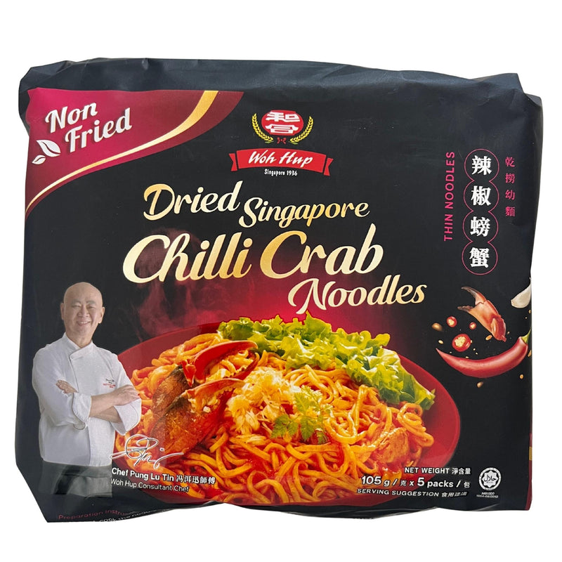 Woh Hup Dried Chilli Crab Noodles 5pk 450g Front