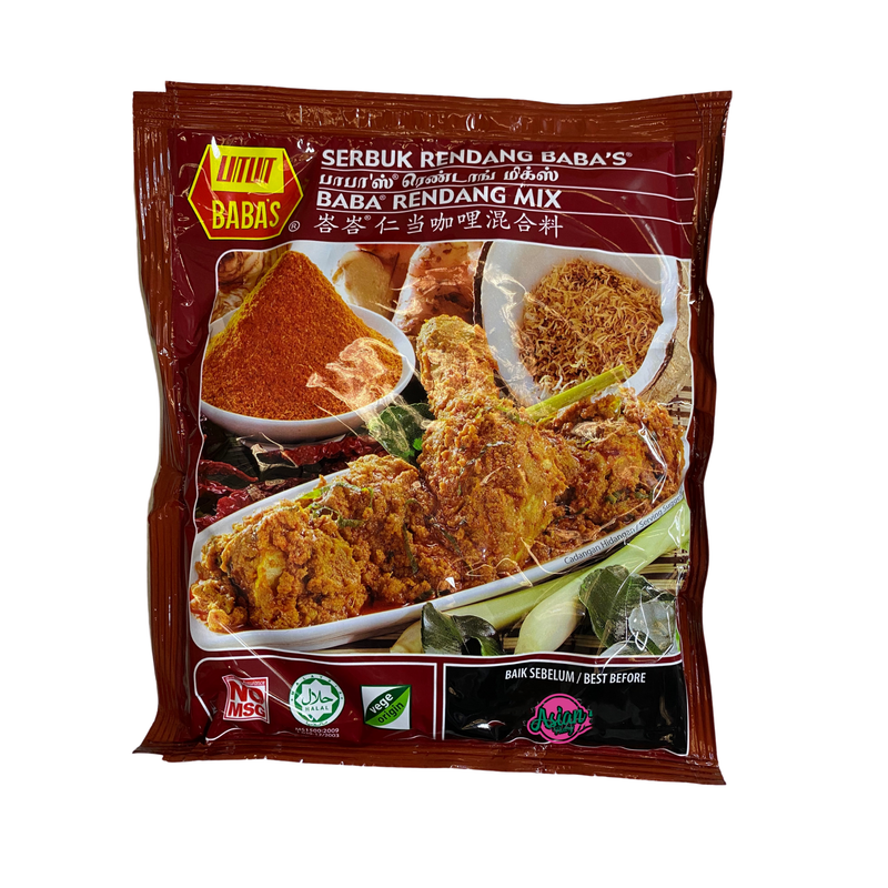 Baba's Rendang Mix 250g Front