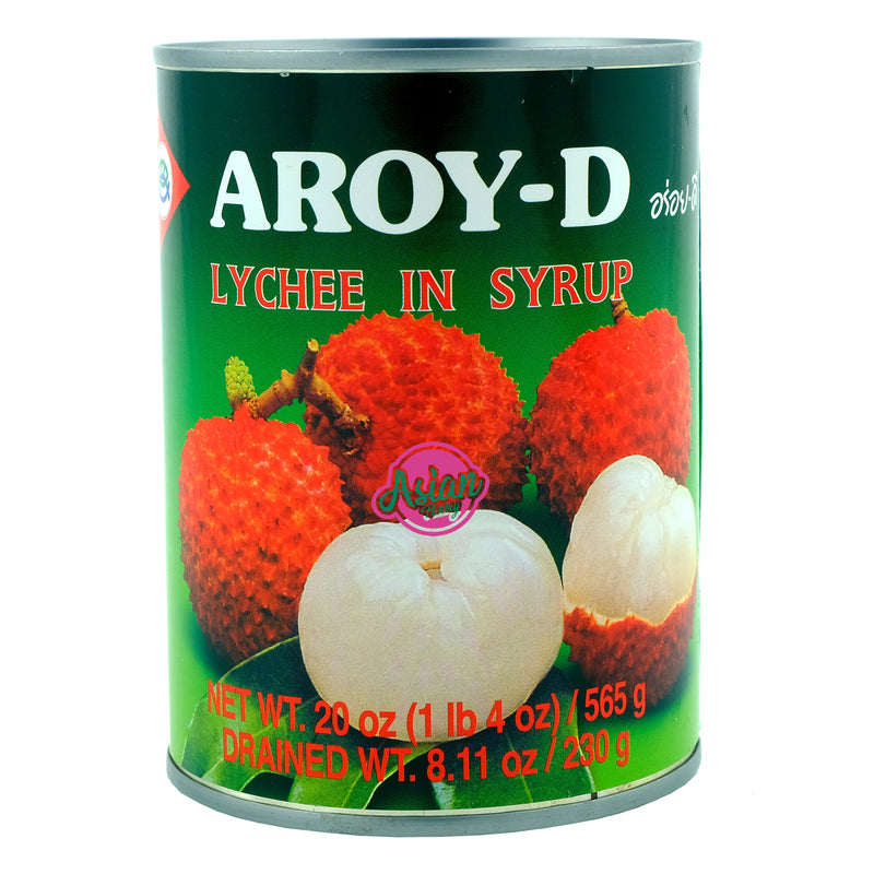 Aroy D Lychee in Syrup 565g Front