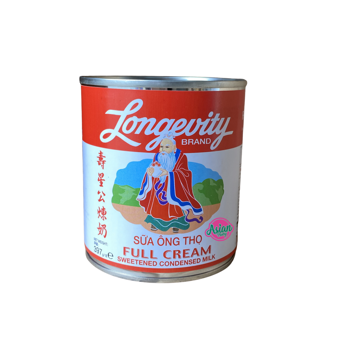 Longevity Sweetened Condensed Milk 397g Front
