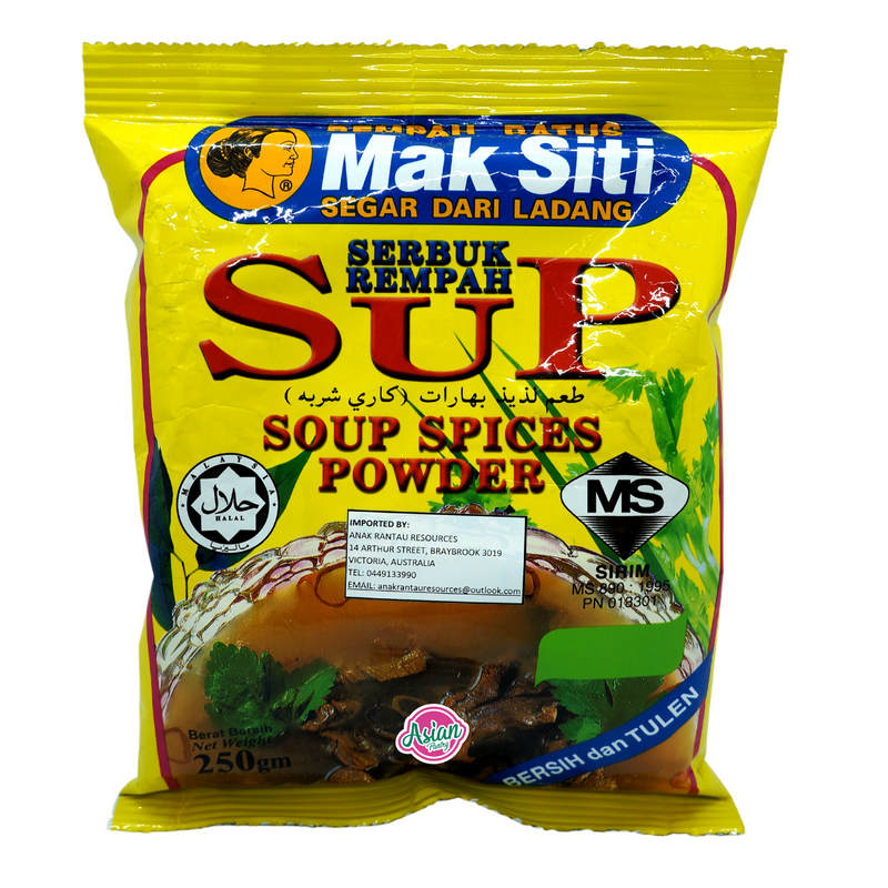 Mak Siti Soup Spices Powder 250g Front