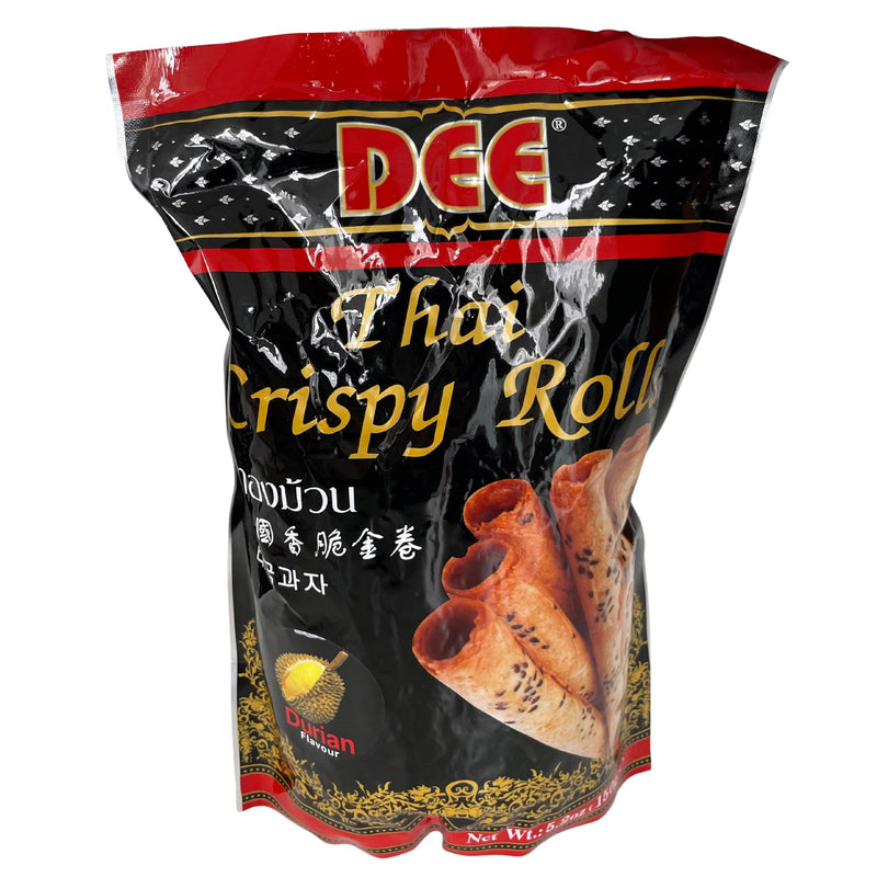 Dee Crispy Rolls Durian Flavour 150g Front