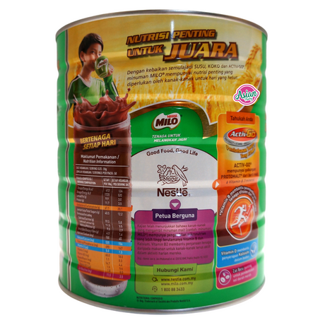 Nestle Milo Activ-Go Powder 1.5kg Back