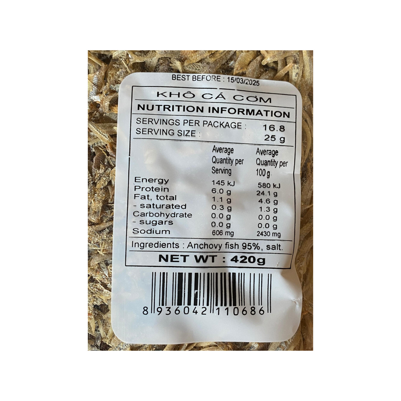 Horse Brand Dried Anchovy 420g Back