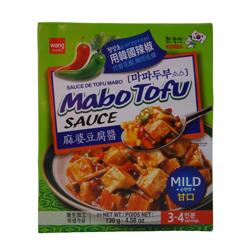 Wang Korea Mabo Tofu Sauce Mild 130g Front