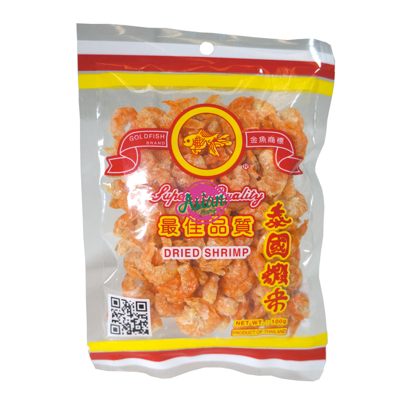 Goldfish Brand Dried Shrimp 100g Front