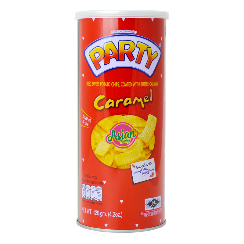 Party Caramel Yam Chips 120g Front