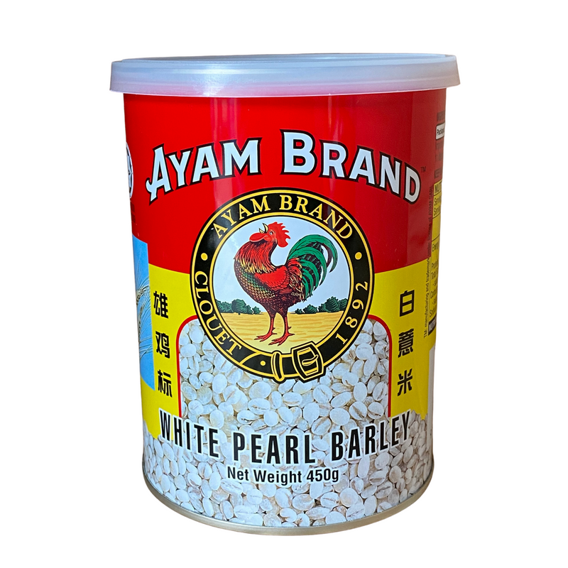 Ayam Brand White Pearl Barley 450g Front