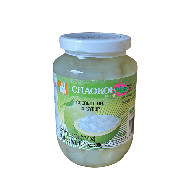 Chaokoh Coconut Gel in Syrup 300g Front
