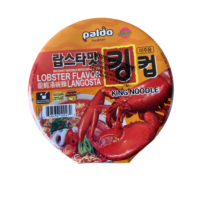 Paldo Instant Noodle Lobster Bowl 110g Front