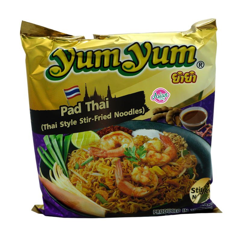Yum Yum Pad Thai Stir-Fried Noodles 100g Front