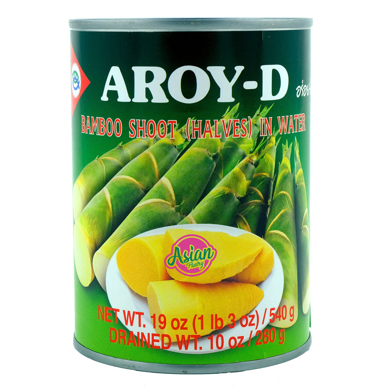 Aroy D Bamboo Shoot Halves 540g Front