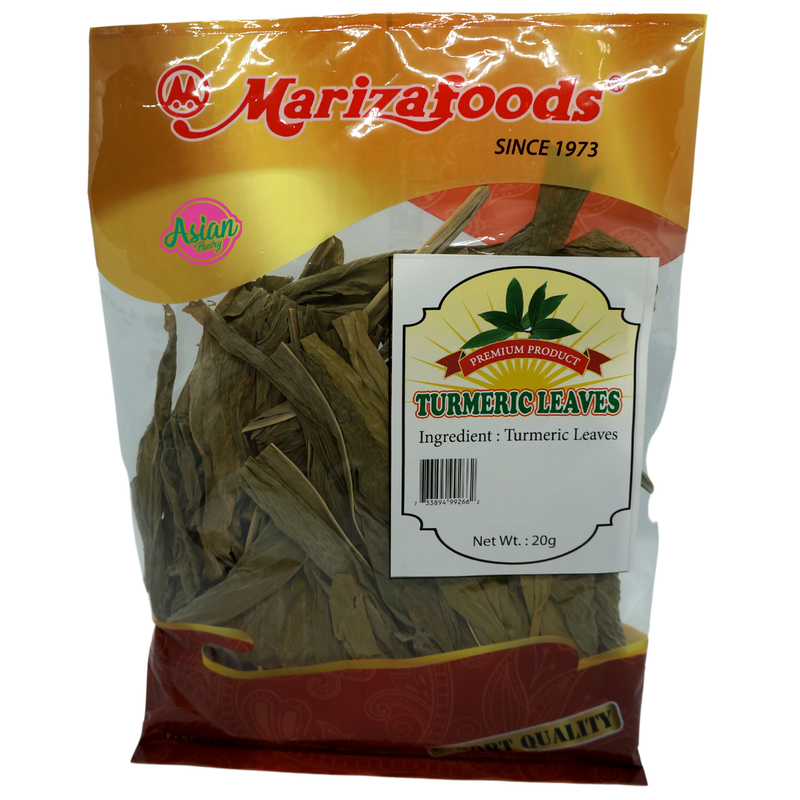 Mariza Foods Turmeric Leaves 20g Front