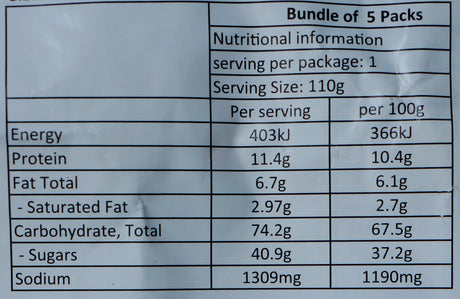 The Kitchen Food Sibu Instant Kampua Dark Soy 550g Back