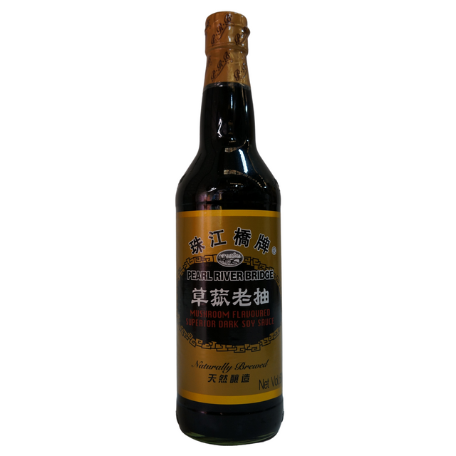 Pearl River Bridge Superior Mushroom Soy Sauce 600ml Front
