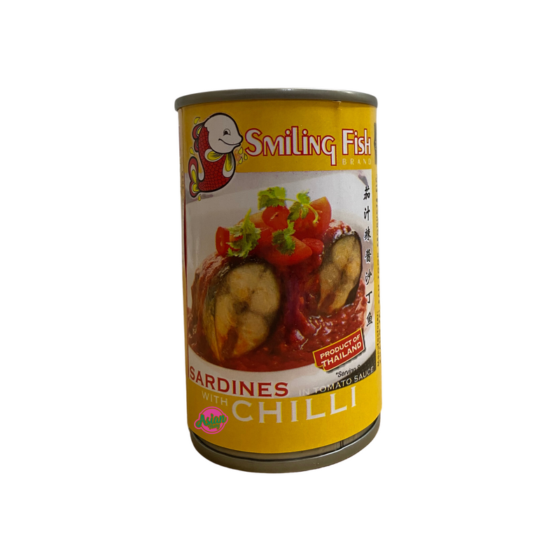 Smiling Fish Sardines in Tomato Sauce with Chilli 93g Front