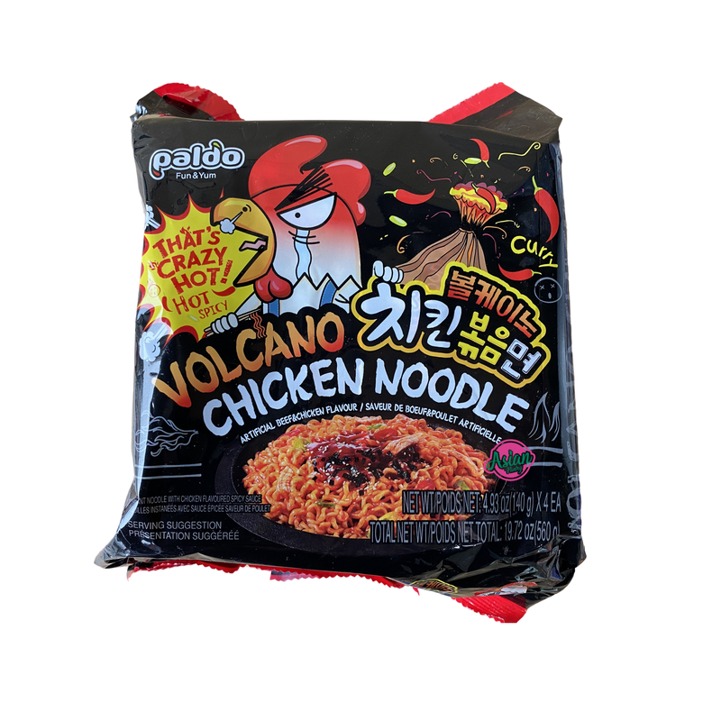 Paldo Volcano Spicy Chicken Noodle 560g Front