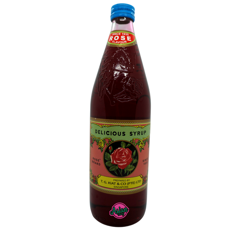 TG Kiat Delicious Rose Syrup 750ml Front